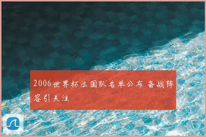 2006世界杯法国队名单公布 备战阵容引关注